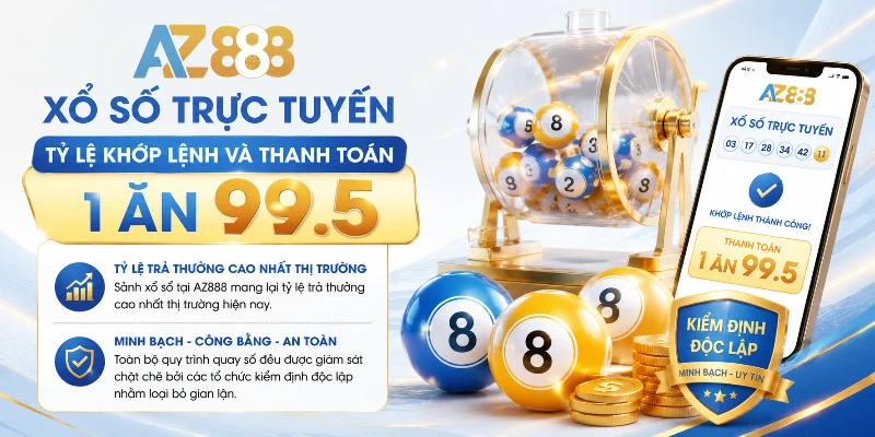 Tỷ lệ trả thưởng 1 ăn 99.5 giúp xổ số thu hút đông đảo người chơi 